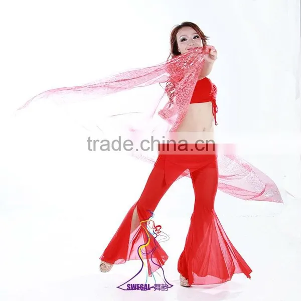 SWEGAL Wholesale Belly Dance Silk Veils Belly Dance Fan Veils SGBDD13016 photo-6