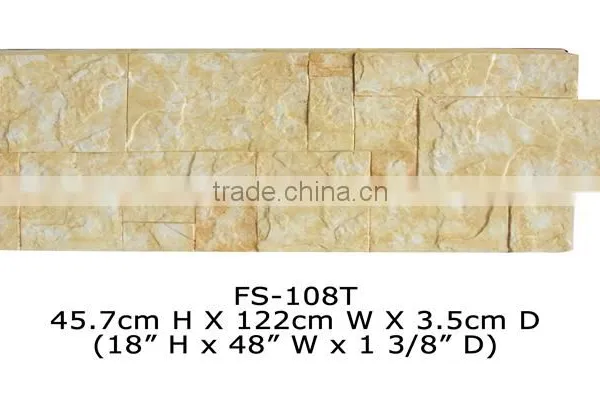 Good Price High Quality Beautiful Decorative Polyurethane Stone Panel photo-6