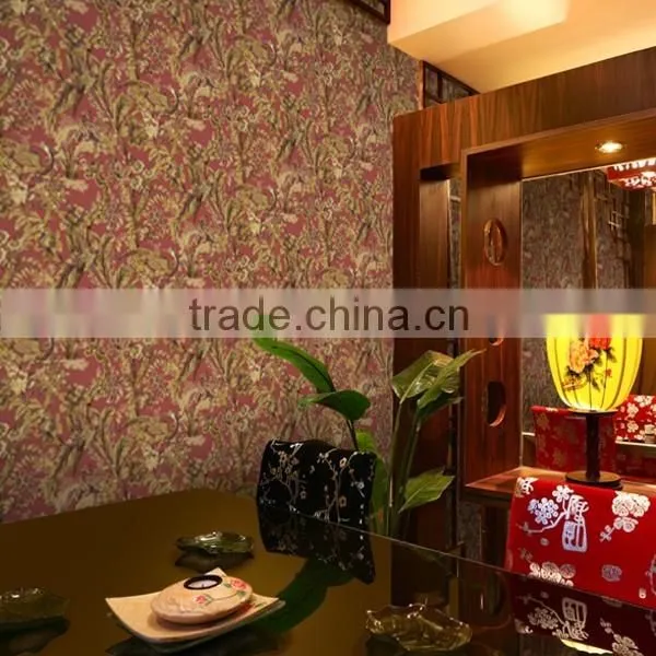 2016 New Fashion Chinese Wood Finish Wallpaper photo-3