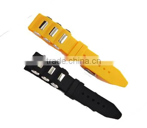 2016 Novelty Custom Design Rubber Silicone Watch Band With Logo Embossed photo-5