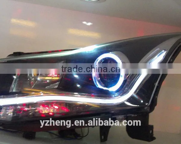 Chevrolet Cruze 2010-2013 Angel Eyes LED Head Lamp photo-2