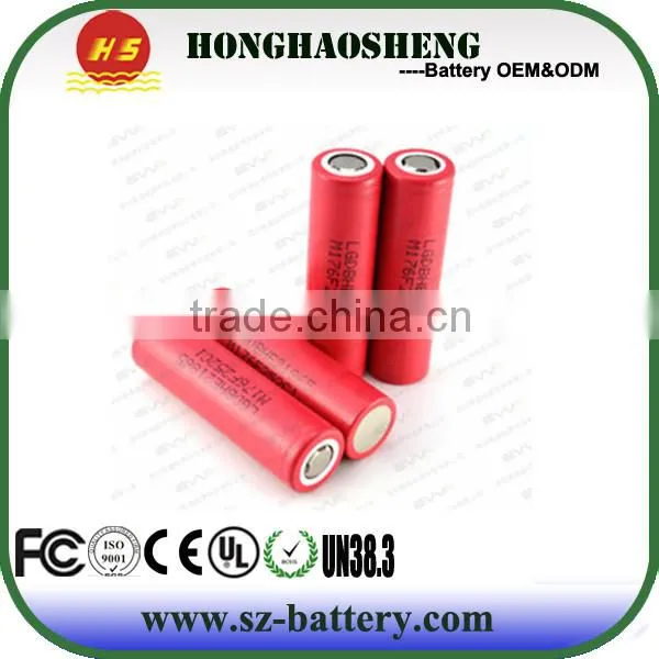 14C High Dicharge LG 2500mah HE2 li Ion Battery 18650 for Scooter Power Tool Battery Cell photo-2