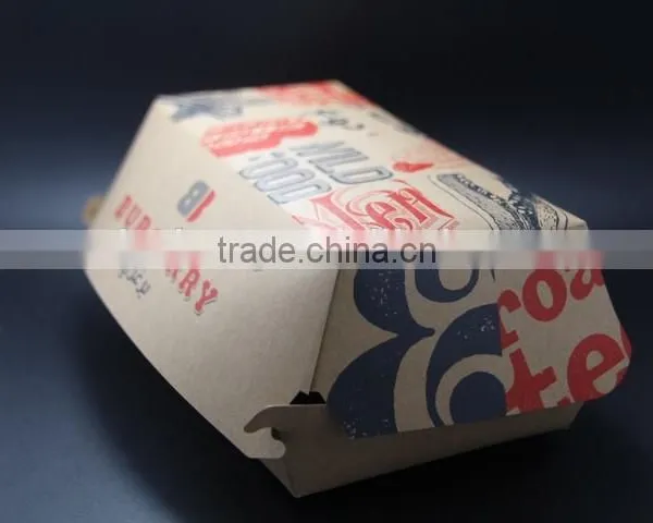 Custom Logo Take Out Brown Kraft Packing Paper Food Grade Pail/ Box photo-2