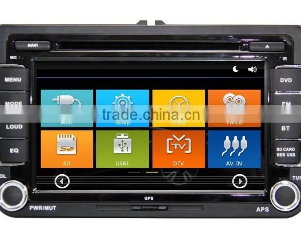 ZESTECH Touch Screen Car Dvd Player With Gps Navigation for MAGOTAN/SAGITAR/BORA/GOLF6/TOUGUAN DVB-T Optional photo-2