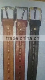 Unique Quality Leather Belt TRI-1523
