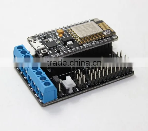 NodeMCU Lua WiFi + ESP Motor Drive Expansion Board Kit ESP12E Lua WiFi Smart Car E201+E206 photo-2