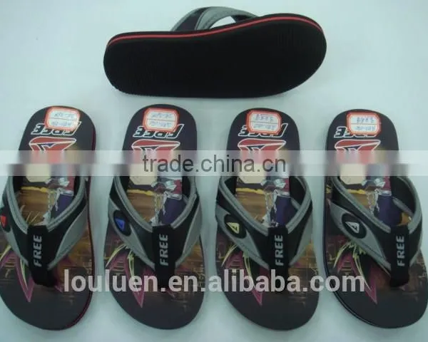 663 LOULUEN Wholesale Household Open Toe EVA Kids Flip Flop Sandal