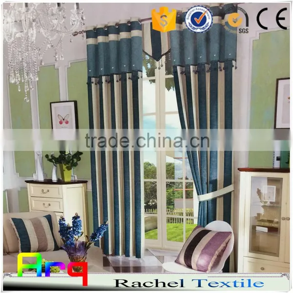 Modern Style Stripe Chenille Linen Fabric for Curtain, Sofa Cover, Cushion Cover, Bedding photo-5