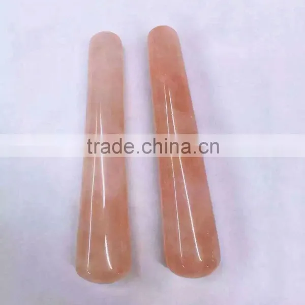 Rose Quartz Crystal Body Building Tools Natural Rock Massage Tools photo-4