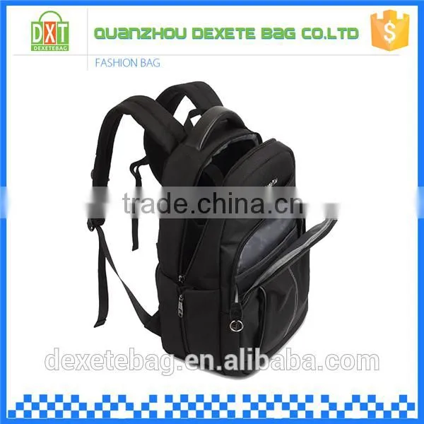 Boys Top Quality Waterproof Polyester Laptop Black School Bags Backpack photo-4