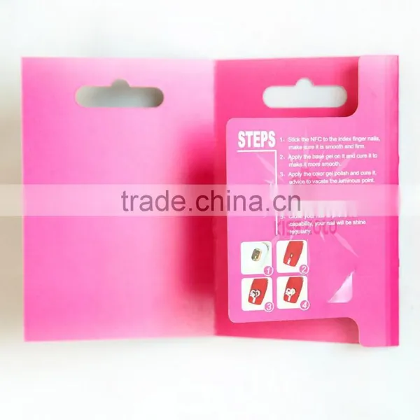 2015 New Style Traditional Artificial Fingernails Light up Nail Stickers for Shiny Acrylic Light Nail Display photo-2