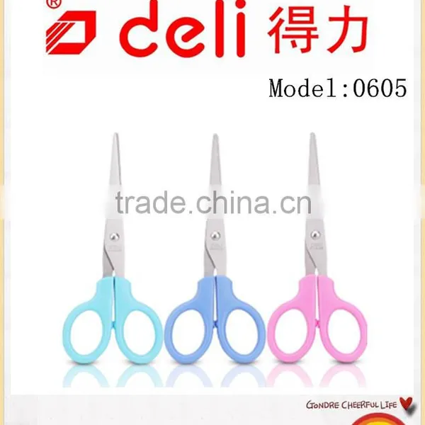 Deli Stainless Steel Scissors for Office Supply Model 0605 Pink photo-4