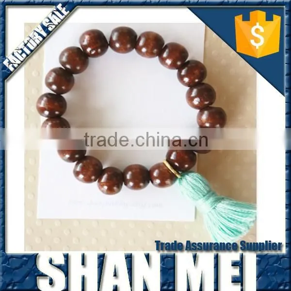 Natural Wood Bead Prayer Bracelets,Buddhist Wooden Rosary Beaded Bracelets photo-3