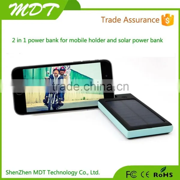 Waterproof Dustproof High Quality Dual Usb 12000mah Solar Power Bank
