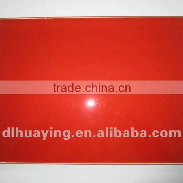 Red Color Printed Glass For Home & Office Decoration