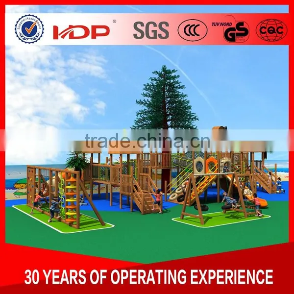New Product Creative Outdoor Wooden Playground Equipment Price