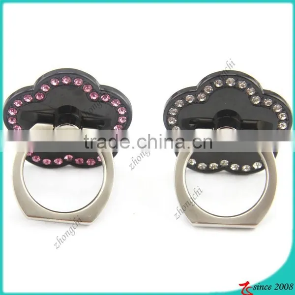 Enamel Colorful Rose Flower Lovely Phone Ring Holder In China Direct Price photo-3