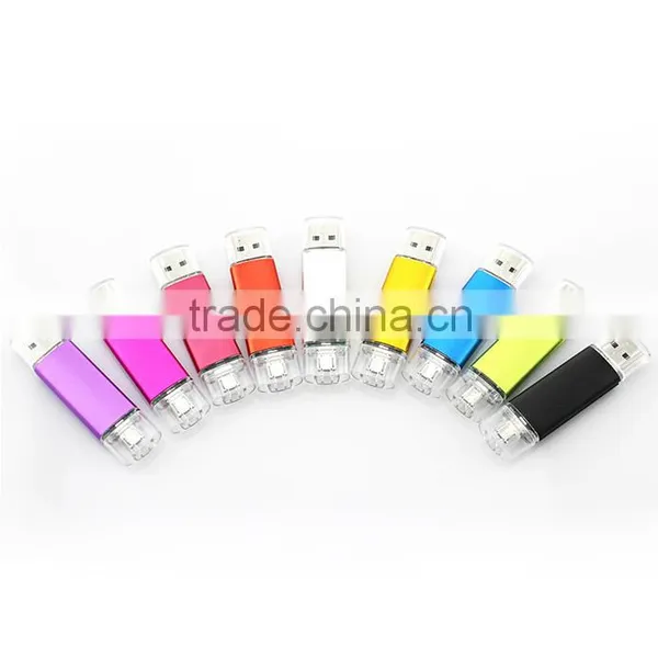 Wholesale Buy Usb Flash Drives With 2 Port, Hot Selling Cheap OTG Usb for Smartphone, Mini Usb Flash Drive 32gb photo-3