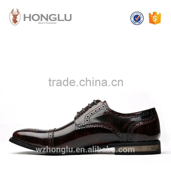 2016 Lace Up Men Dress Shoes, Hot Sale PU Wedding Shoes For Men, Luxury Derby Shoes For Men photo-3