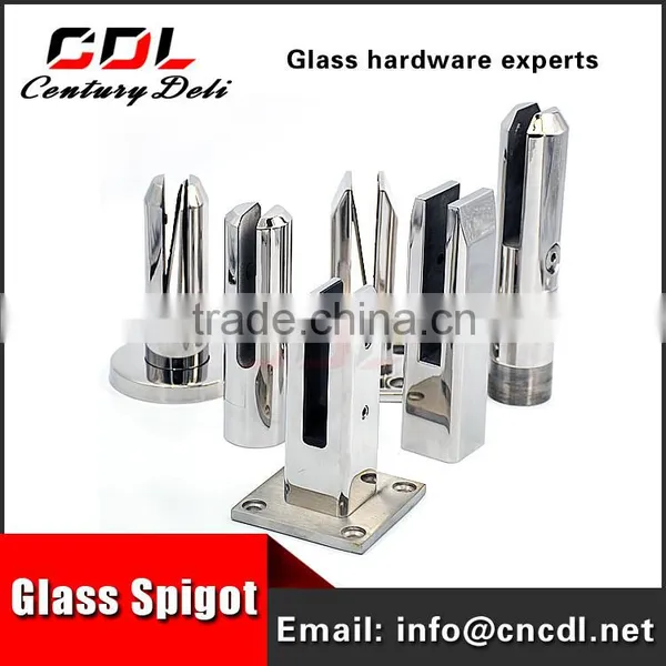 Glass Balustrade Frameless Pool Fence Clamp Spigot photo-3
