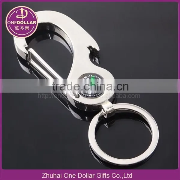 Compass Keychain With Beer Opener photo-3