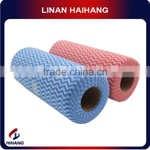 China Multi-purpose Meshed Wave Roll Household Polyester Cleaning Cloth photo-6