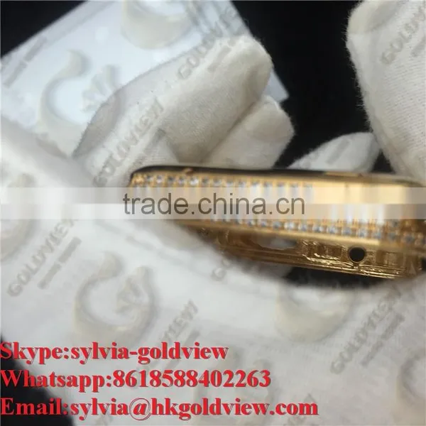 2016 New Arrival for Apple Watch Gold Housing Case Cover, Gold Diamond Case Housing for Apple Watch photo-5