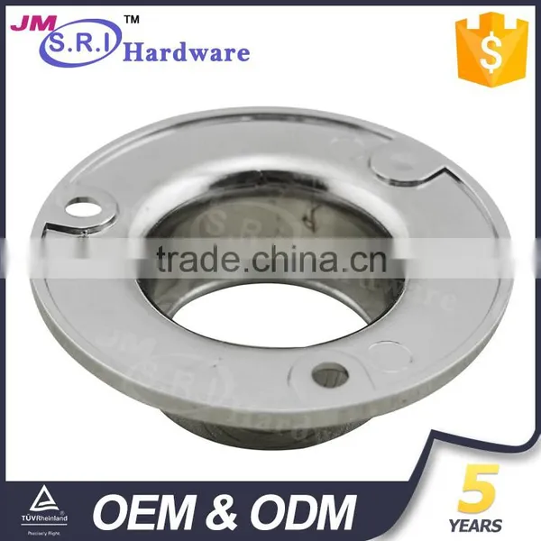 Round Shape Zinc Alloy Wardrobe Hanging Rail Bracket photo-5