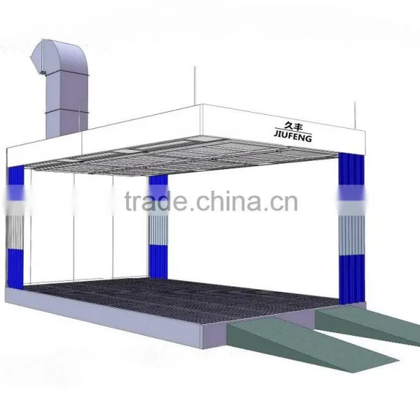 JF Car Simply Sand Spray Booth Auto Polishing Room Automotive Machine Offer Clean Space photo-2