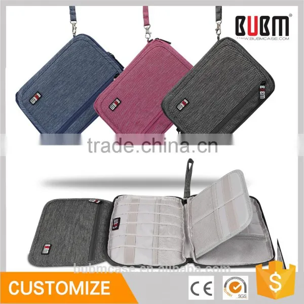 BUBM Promotional Gift Personal Organizer Bag Cable Storage Case for Power Bank photo-4