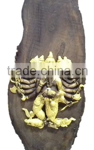 Teak Wood Sculpture Ganesha