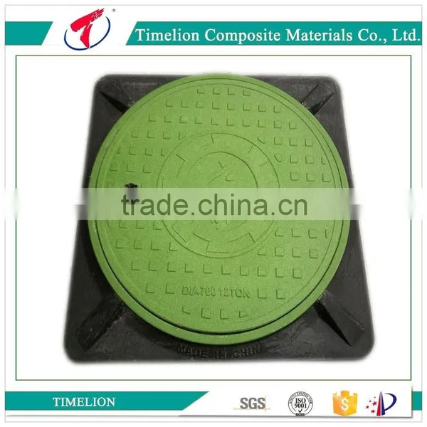 B125 C250 D400 E600 F900 Composite Manhole Cover With EN124 photo-5