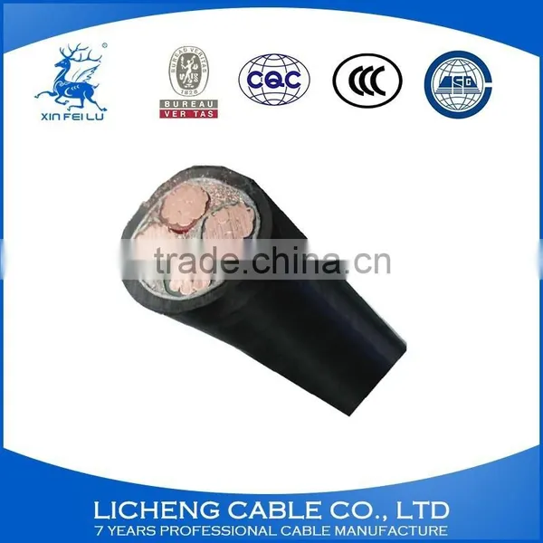 4 Core Cable Xlpe Insulated Pvc Coated Electrical Power Cable 4x120mm2 Medium Voltage Wire Cable photo-2
