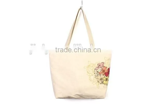 Hot sell leisure canvas GPC shopping lady handbag