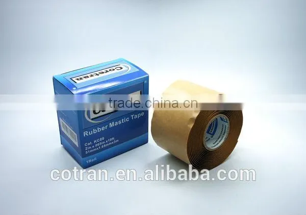 Buty Rubber Mastic Tape, Self-bonding for Electric Insulation for Moisture Butyl Sealing Tape