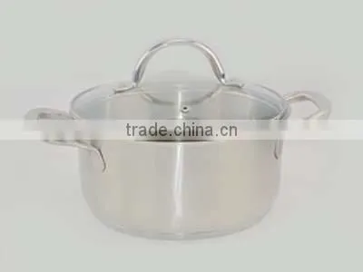 Ready Made Kitchen Cabinets 7pcs Stainless Steel Non-stick Cookware Set Clear Glass Lid Saucepan/casserole/non-stick Frypan photo-5