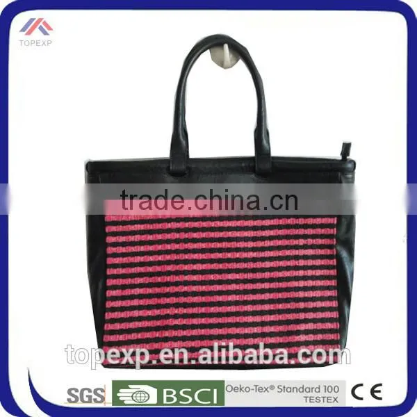 Classy Tote Straw Bag Twill Bag photo-3
