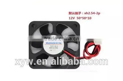 50mm 50x50x10mm New Arrival 5010 Sleeve DC 12V 2Pin Brushless Cooling Fan