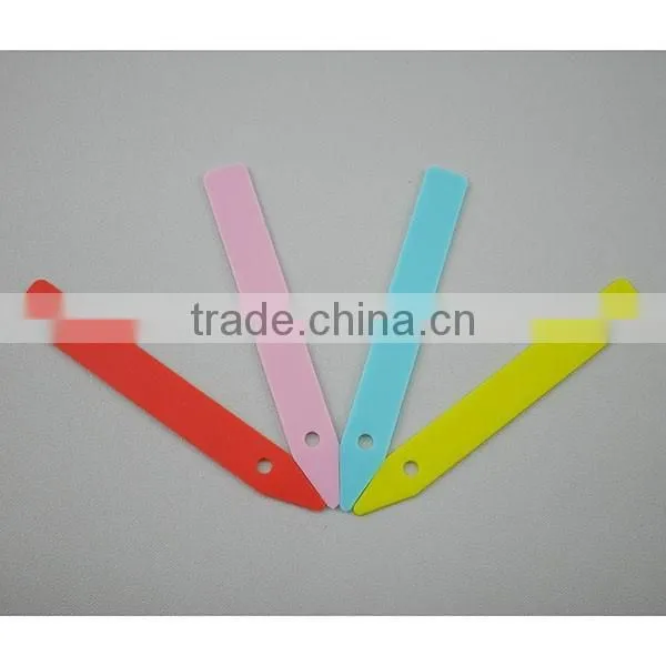 4 Inch Gardening Plastic Assorted Colored Pointed Plant Tag photo-6