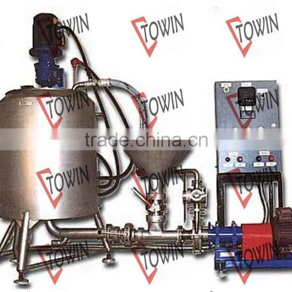 Vacuum Homogenizing Emulsifying Tank Mayonaise Making Machines With Circulation System/Cream Homogenizer Mixer