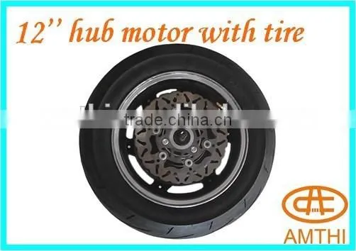 800w Motor Wheel for Electric Vehicle Such as Motorcycle/scooter/bicycle, 800w Hub Motor in Wheel for Electric Bike, Motor Rim photo-6