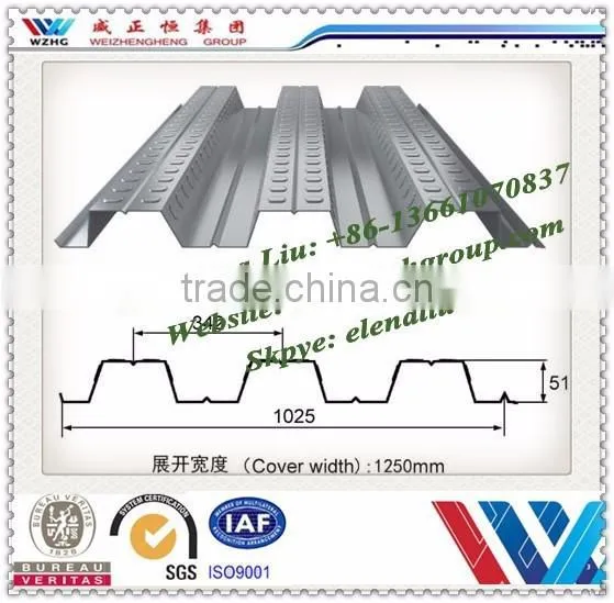 Low Cost Metal Floor Decking for Steel Structure photo-3