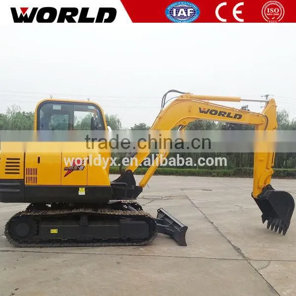 With Auger 6 Ton Hydraulic Chain Drive Excavator Machine for Sale photo-5