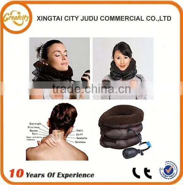 Brown & Blue Hot Style Relieve Cervical Tension-Neck Traction Device With Adjustable Straps photo-6