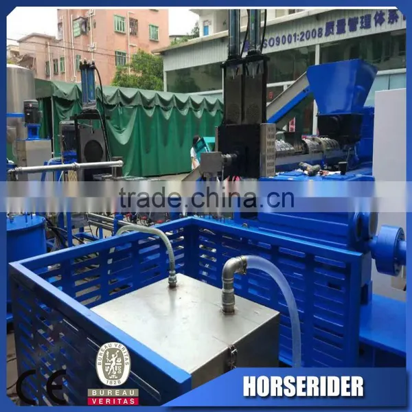 Waste Plastic LDPE HDPE Woven Bags Three Stage Hot Cut Pellletizing Recycling Line photo-4
