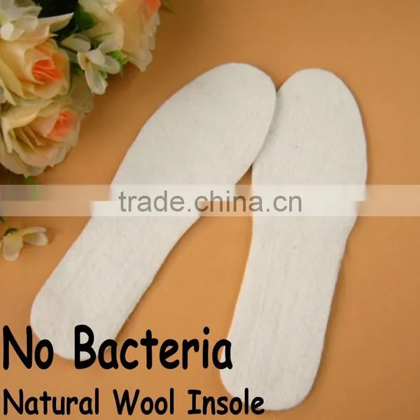 100% Pure Wool Deodorant Health Care Felt Insoles photo-3