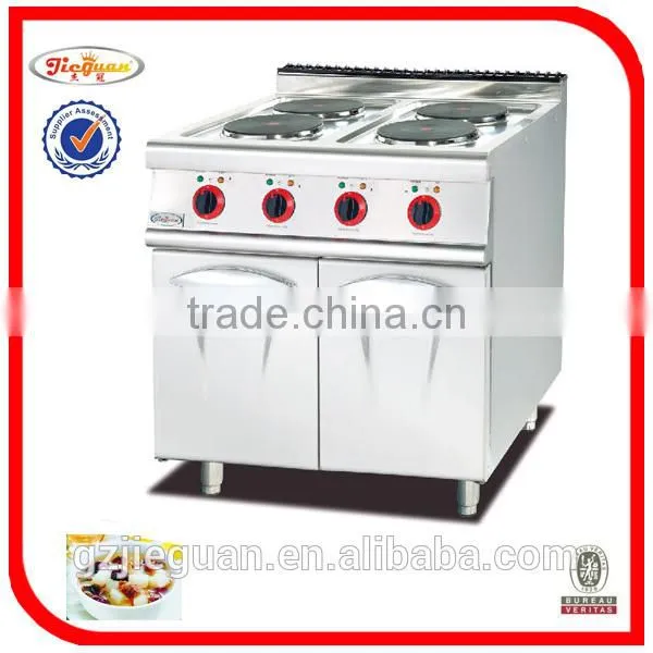 Stainless Steel Electric Range With 4-Burner and Oven for Restaurant Use(EH-887B) photo-4