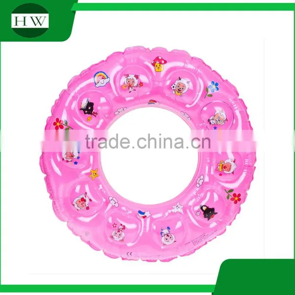Customized Inflatable Baby Infant Swimming Floating Ring Inflatable Donut Baby Swim Ring