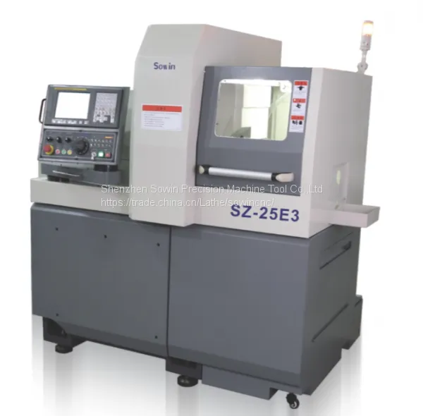 SZ-20E SIngle Spindles Swiss Type Automatic Lathe Sliding Head Screw Machine