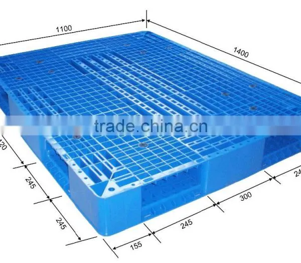 Euro Plastic Pallet XD1210-150 Mesh Three Skids photo-3